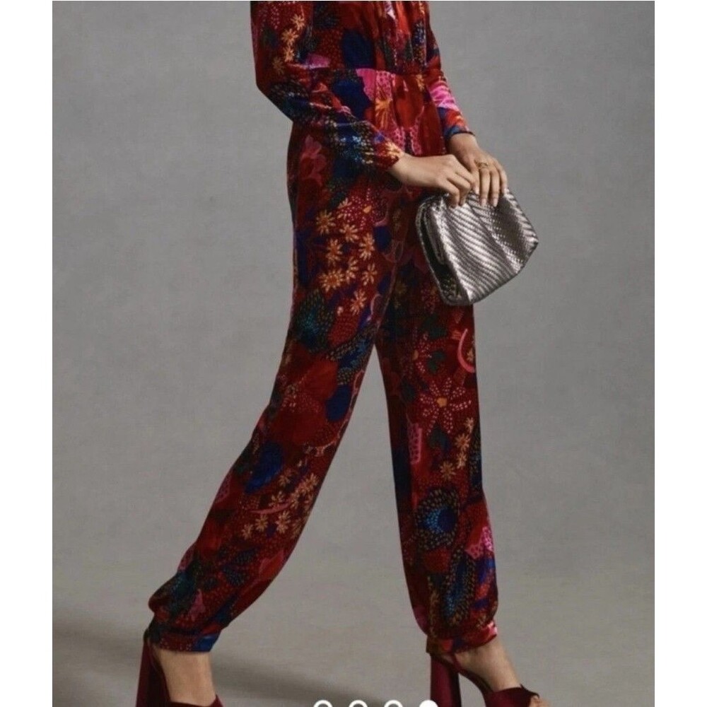 Anthropologie X Farm Rio Snake Jumpsuit Large Multicolor NWT $310 - Picture 4 of 7